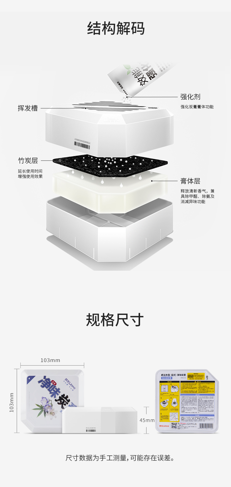 朗龙净味炭膏